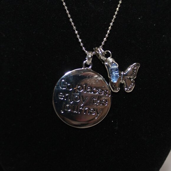 NWT Artful Expressions "Go places, enjoy the journey" Necklace - Picture 2 of 10